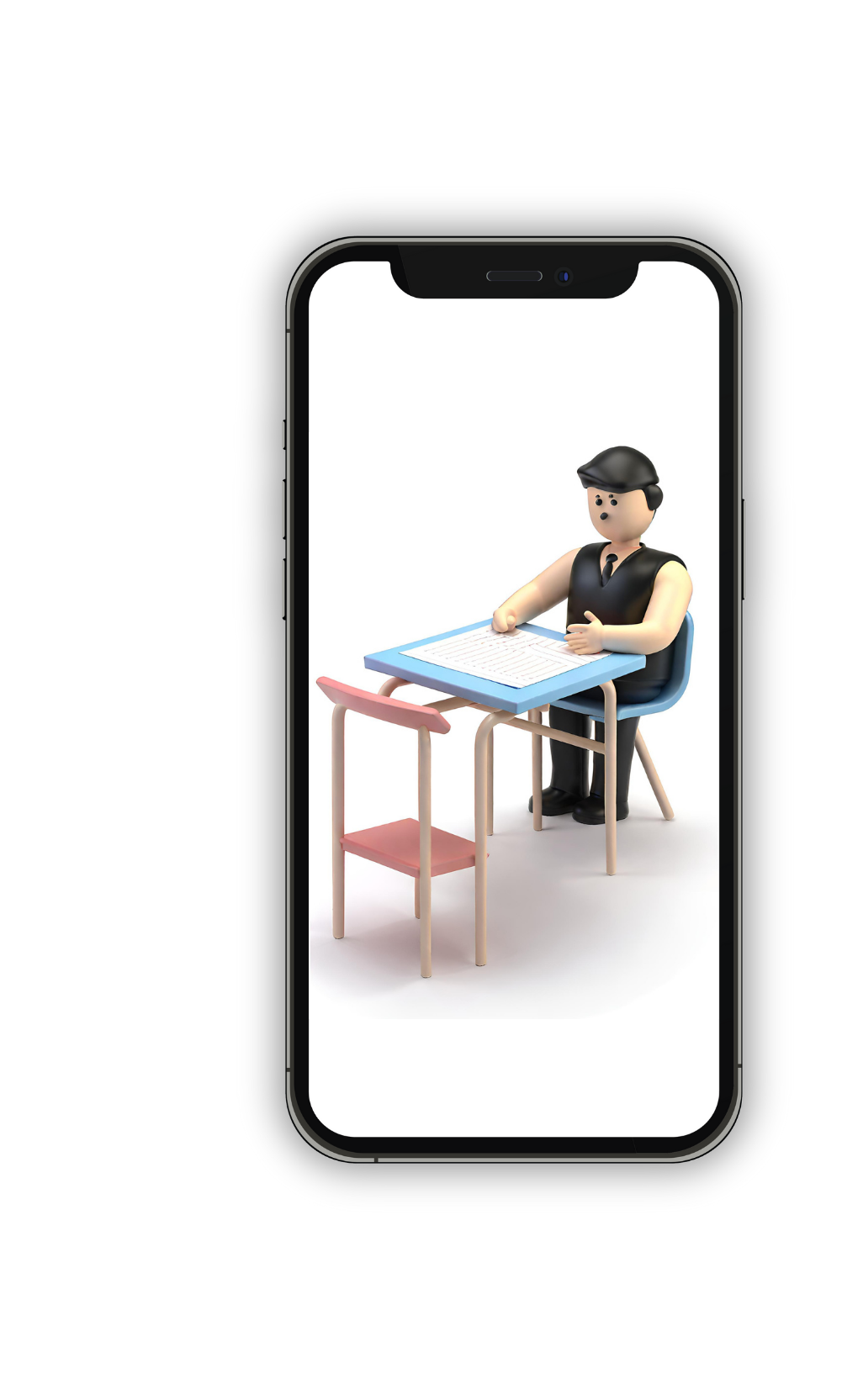 mobile image input screen